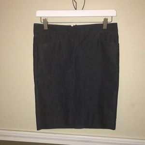 Express Design Studio pencil denim skirt